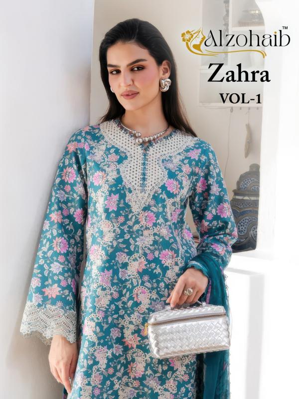 Alzohaib zahra vol-1 brand salwar suit wholesale